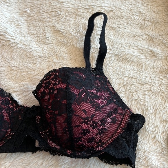 Victoria’s Secret Dream Angels Laced Lined Demi Bra 34B - Picture 2 of 11